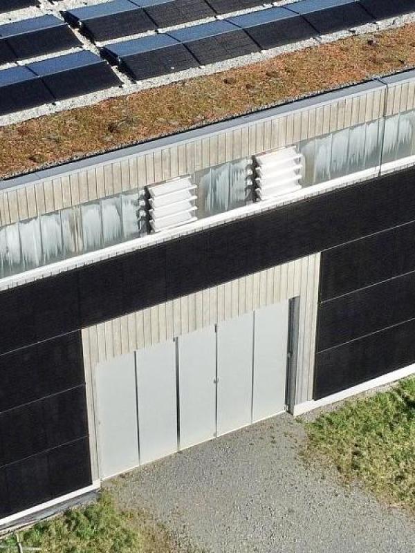 Fassaden- Photovoltaikanlage in Brunegg AG